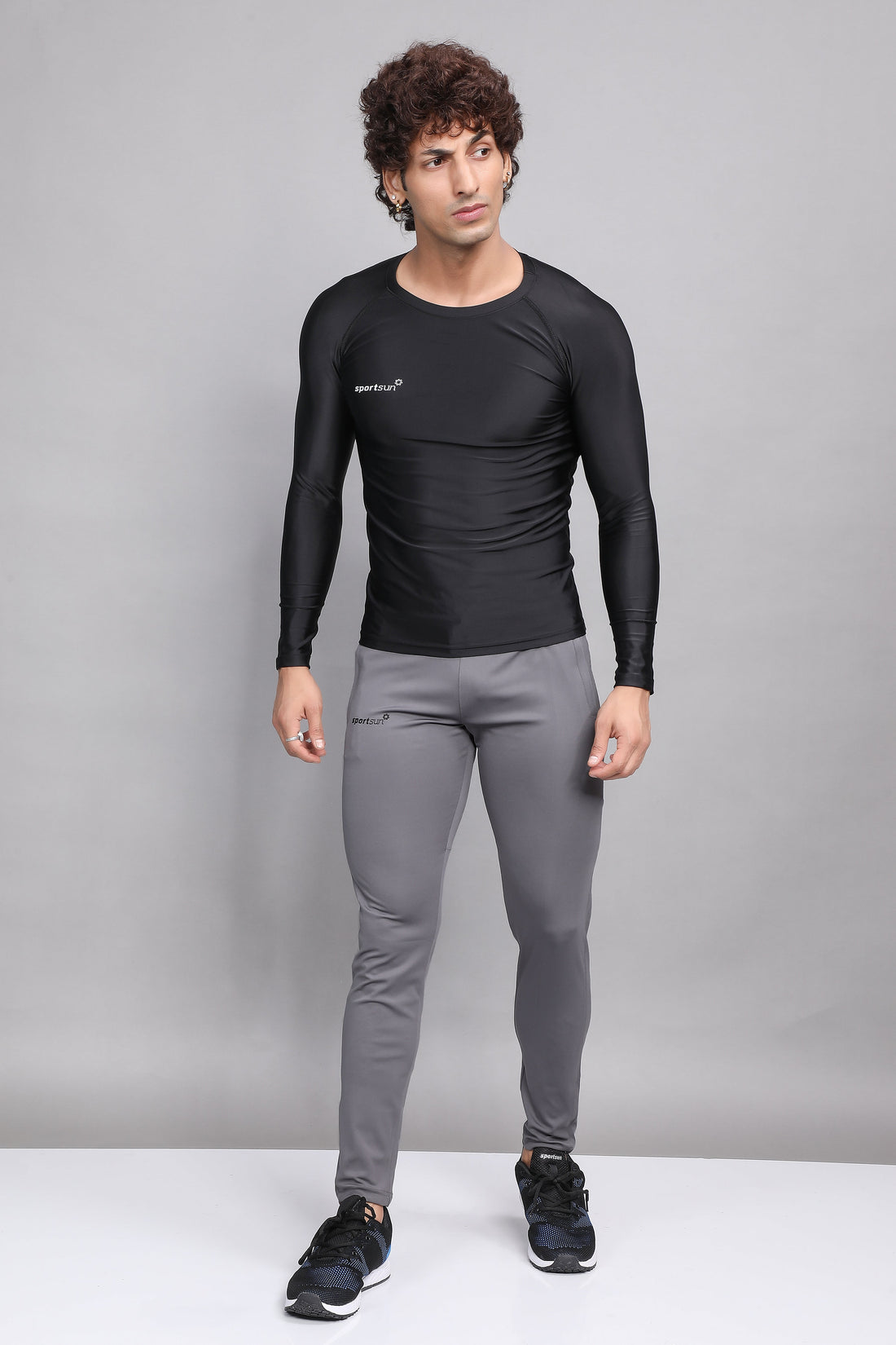 Sport Sun Playcool Black Jogger Track Pant for Men