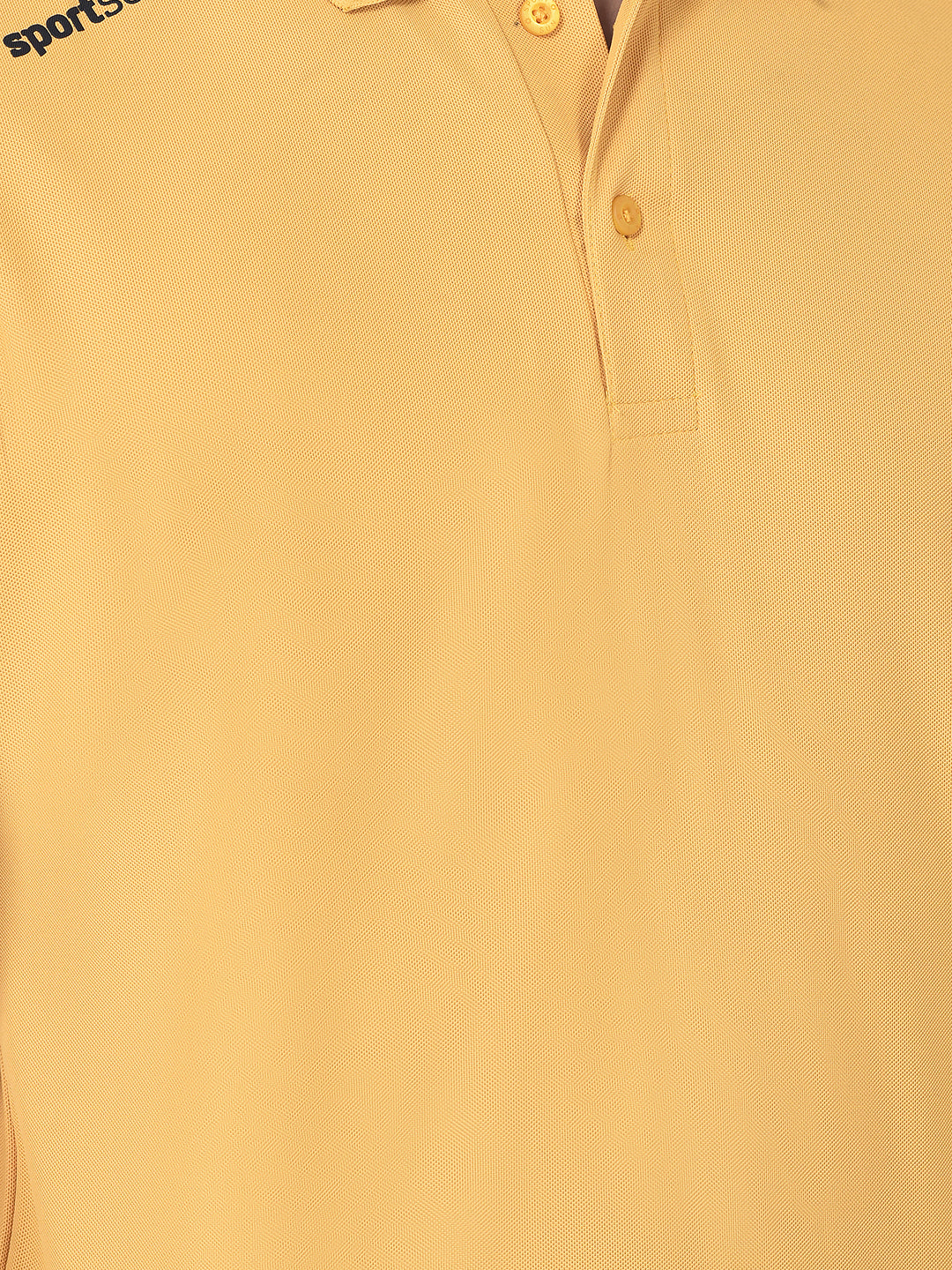 Sport Sun Max Polo Plus Mustard T-shirt for Men