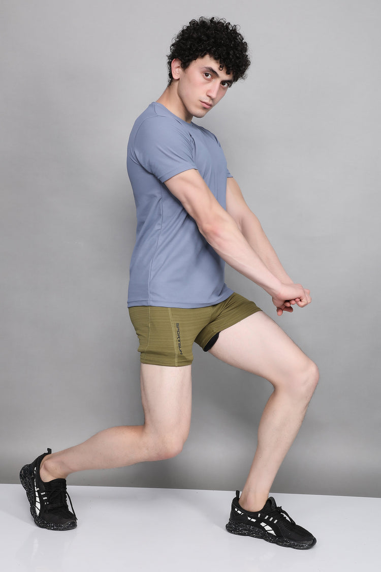 Sport Sun Fitness Olive Shorts for men