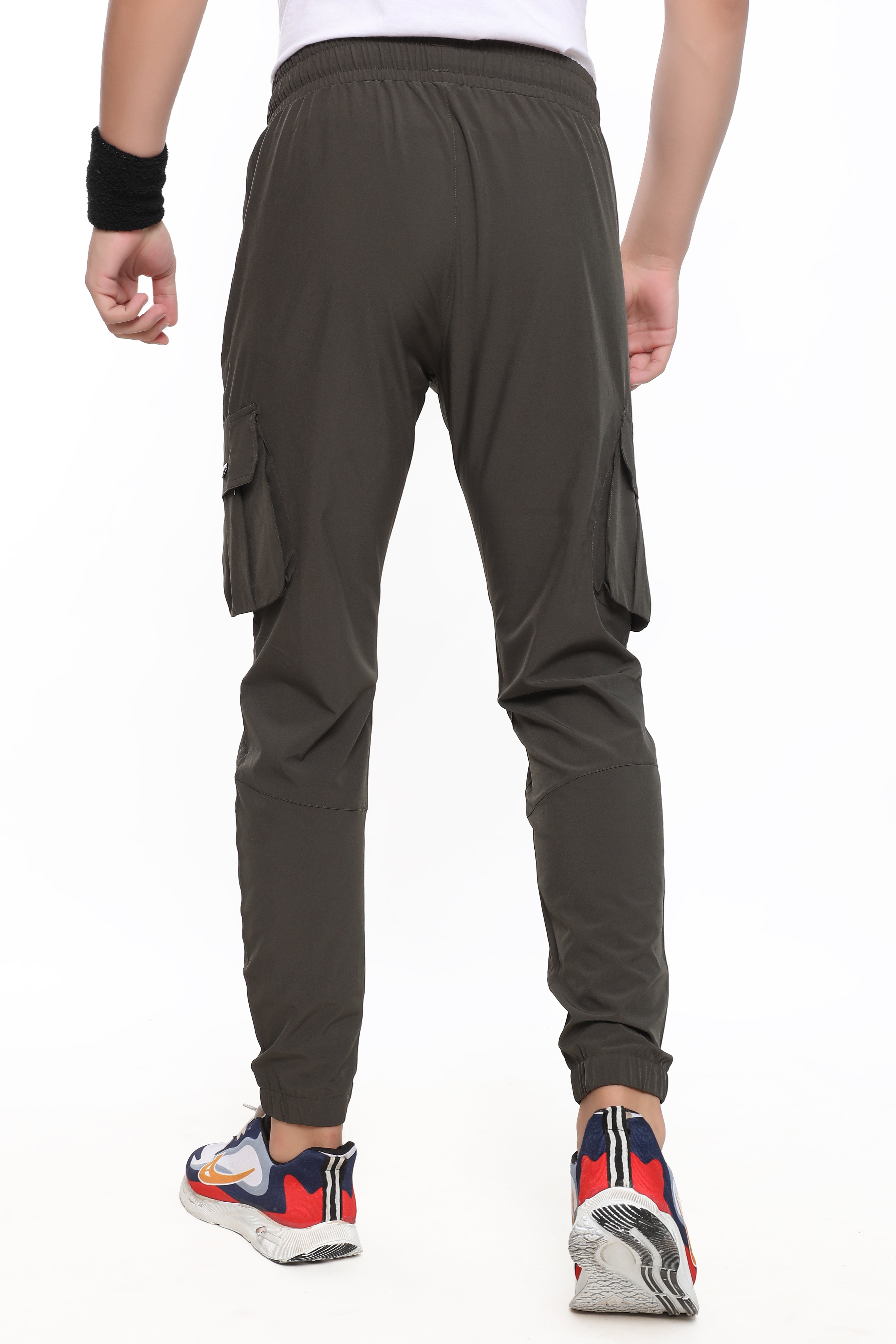 Sport Sun Dark Grey NS Lycra Cargo Jogger