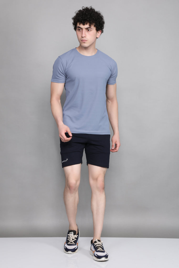 Sport Sun Classic Cotton Navy Blue Shorts for men