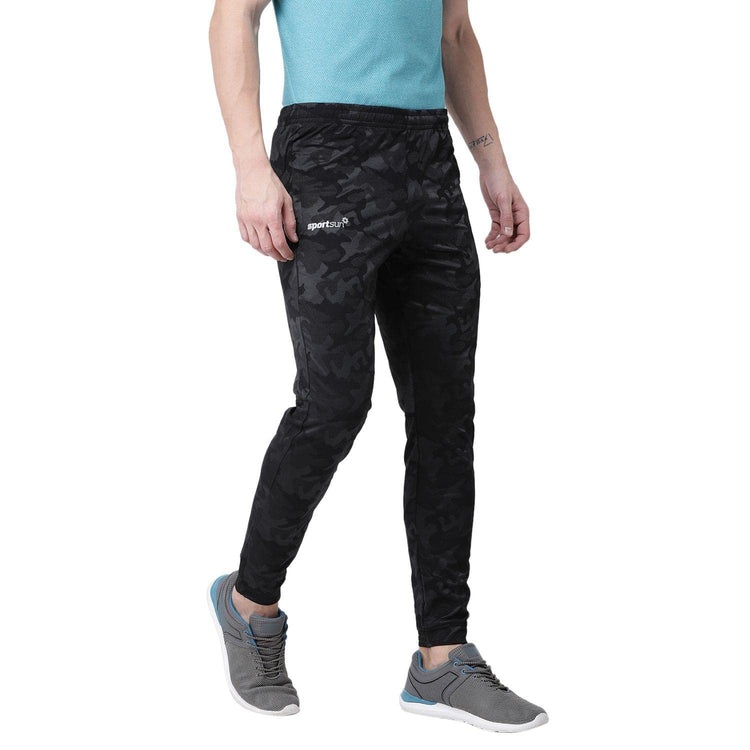 Sport Sun Army Dark Grey Track Pant for Men