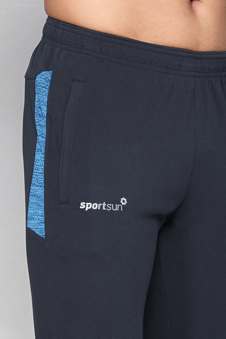 Sport Sun Web Navy Blue Track Pant for Men