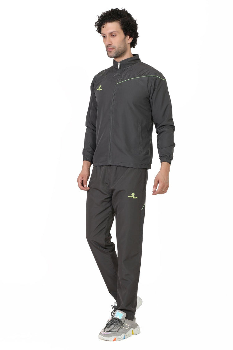 Sport Sun Micro Poly Dark Grey Track Suit for Men