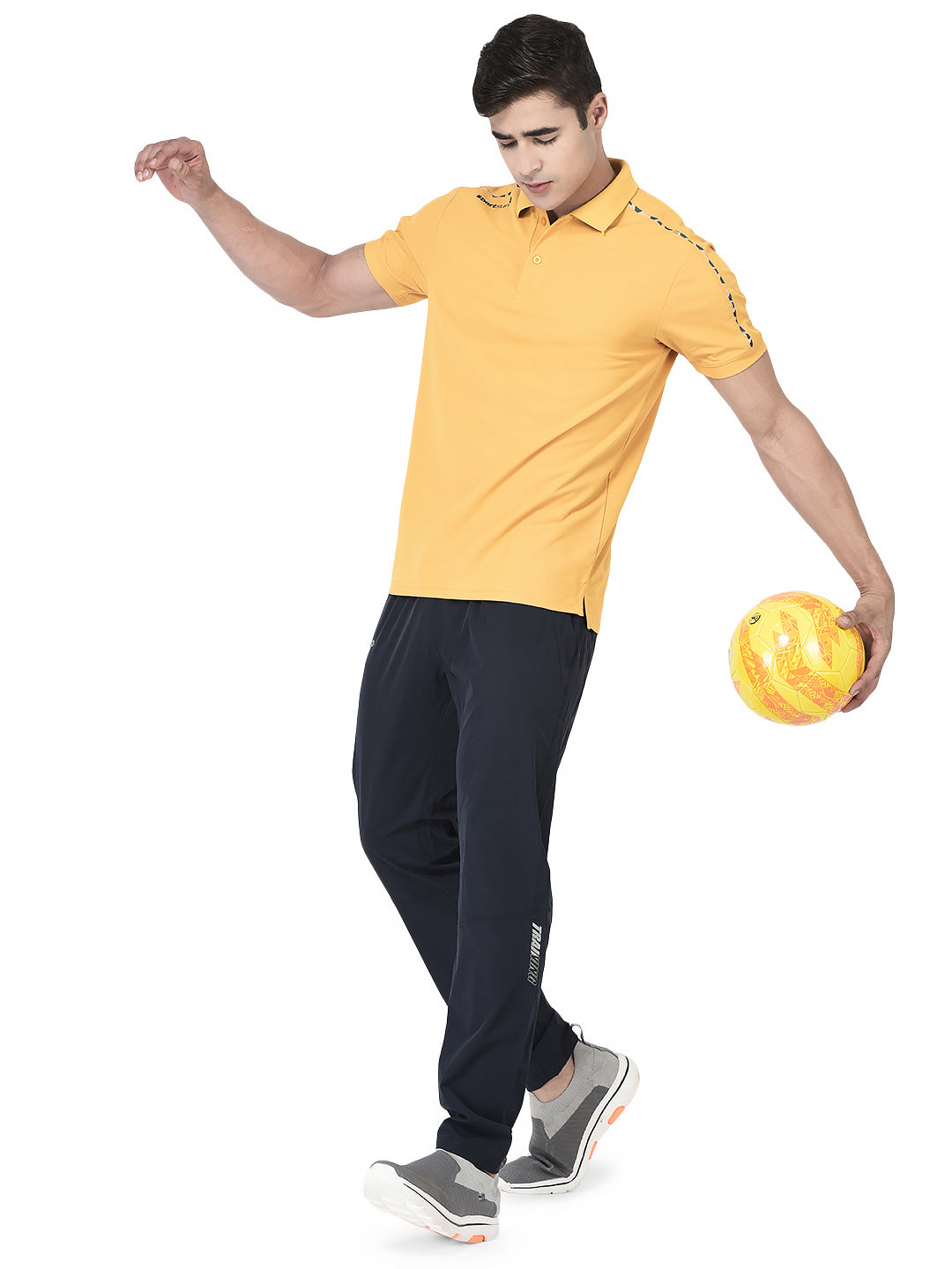 Sport Sun Max Polo Plus Mustard T-shirt for Men