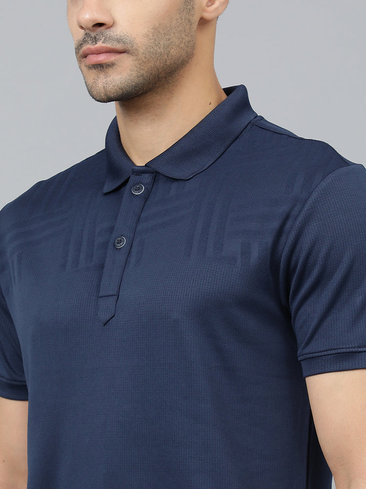 Sport Sun Ultra Polo Navy Blue T-shirt for Men